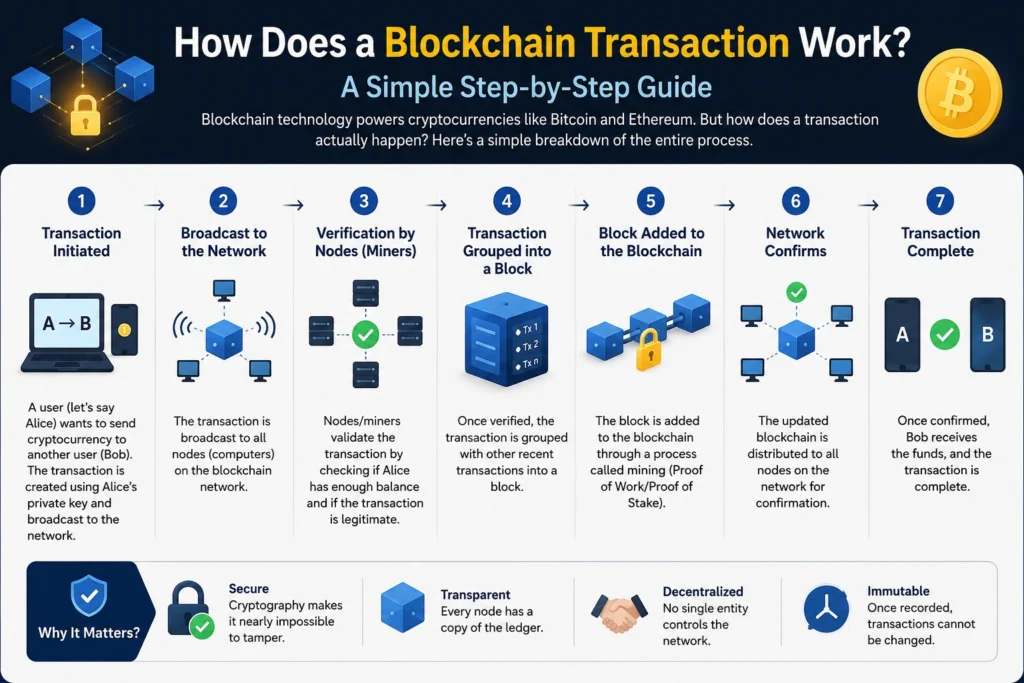 How-Does-a-Blockchain-Transaction-Work-Guide