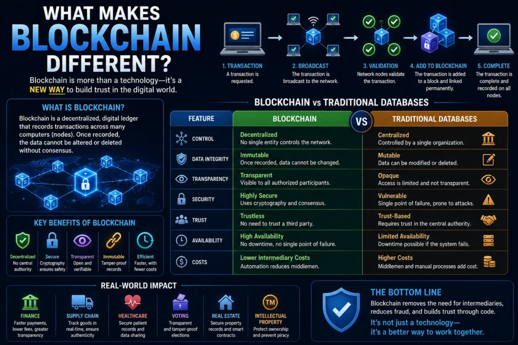 What Makes Blockchain Different?